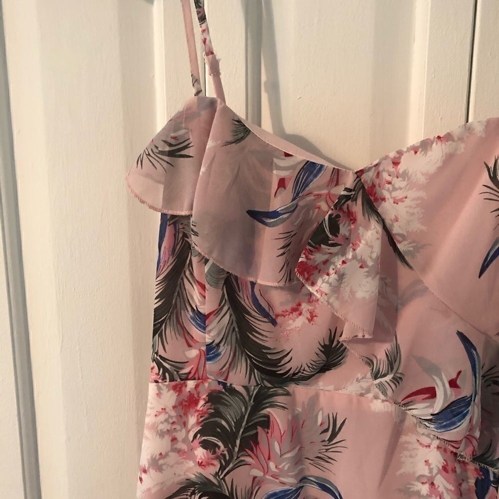 Pink Tropical Floral Cupshe Dress - Picture 3 of 8